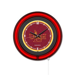 University of Louisiana at Monroe 15" Double Neon Wall Clock