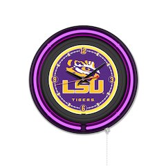 Louisiana State University 15" Double Neon Wall Clock