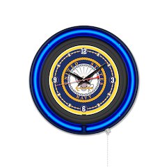 United States Navy 15" Double Neon Wall Clock