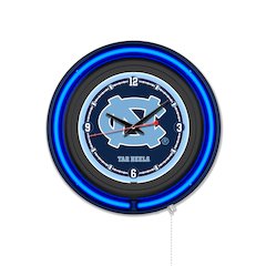 University of North Carolina 15" Double Neon Wall Clock