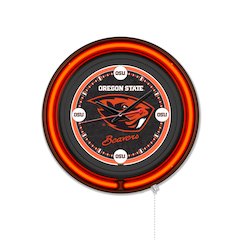 Oregon State University 15" Double Neon Wall Clock