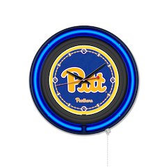 University of Pittsburgh 15" Double Neon Wall Clock