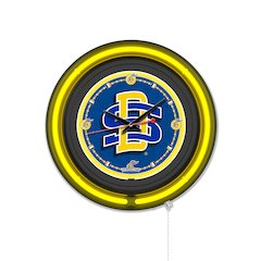 South Dakota State University 15" Double Neon Wall Clock