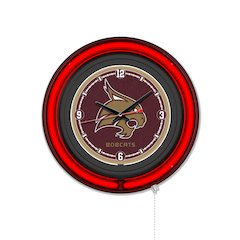 Texas State University 15" Double Neon Wall Clock
