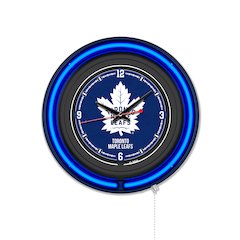Toronto Maple Leafs 15" Double Neon Wall Clock