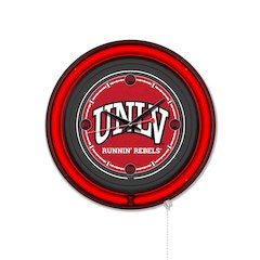 University of Nevada Las Vegas 15" Double Neon Wall Clock