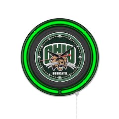 Ohio University 15" Double Neon Wall Clock