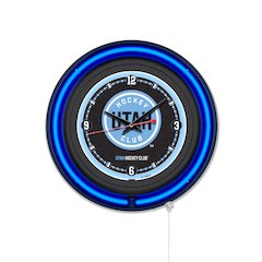 Utah Hockey Club 15" Double Neon Wall Clock