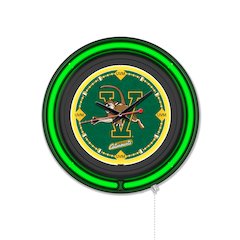 University of Vermont 15" Double Neon Wall Clock