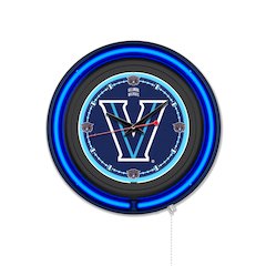 Villanova University 15" Double Neon Wall Clock