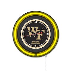 Wake Forest University 15" Double Neon Wall Clock