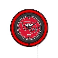 Western Kentucky University 15" Double Neon Wall Clock