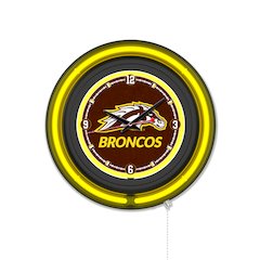 Western Michigan University 15" Double Neon Wall Clock