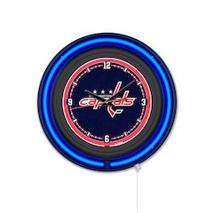Washington Capitals 15" Double Neon Wall Clock