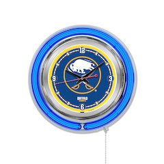 Buffalo Sabres Neon Clock