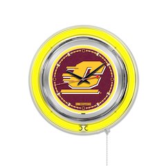 Central Michigan Neon Clock