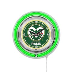 Colorado State Neon Clock