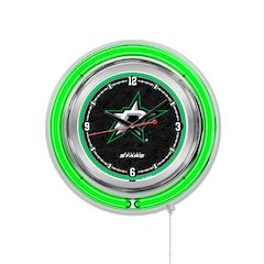 Dallas Stars Neon Clock