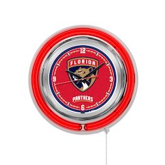 Florida Panthers Neon Clock