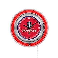 Florida Panthers - 2024 Stanley Cup  Double Neon Wall Clock