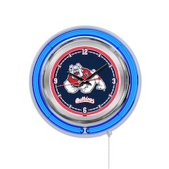 Fresno State Neon Clock