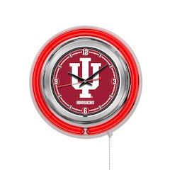 Indiana Neon Clock