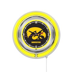 Iowa Neon Clock