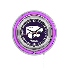 Kansas State Neon Clock