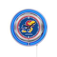 Kansas Neon Clock
