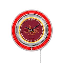 Louisiana-Monroe Neon Clock