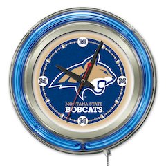 Montana State Neon Clock