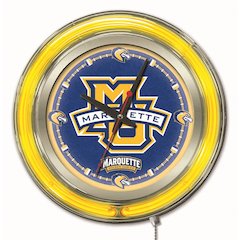 Marquette Neon Clock