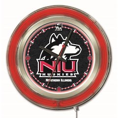 Northern Illinois Neon Clock
