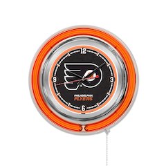 Philadelphia Flyers Neon Clock
