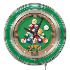 Rack Em Neon Clock