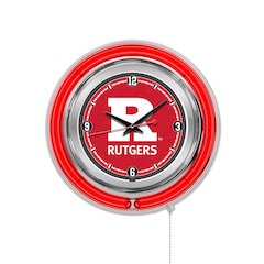 Rutgers Neon Clock