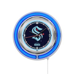 Seattle Kraken Neon Clock Clk15SeaKrk