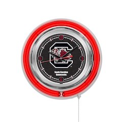 South Carolina Neon Clock