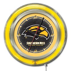 Southern Miss Neon Clock