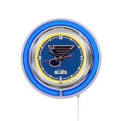 St Louis Blues Neon Clock