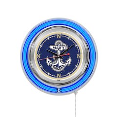 US Naval Academy (NAVY) Neon Clock