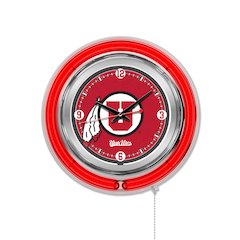 Utah Neon Clock