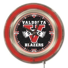 Valdosta State Neon Clock