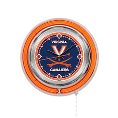 Virginia Neon Clock