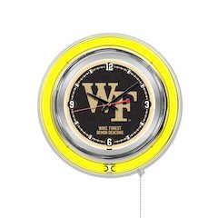 Wake Forest Neon Clock