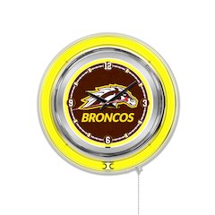 Western Michigan Neon Clock