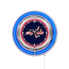 Washington Capitals Neon Clock