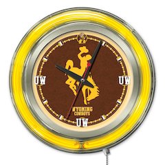 Wyoming Neon Clock