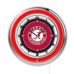 Alabama 19" Neon Clock
