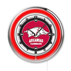 Arkansas 19" Neon Clock